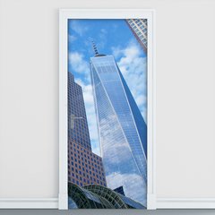 Adesivo Decorativo de Porta - Cidade - Prédios - 1032cnpt