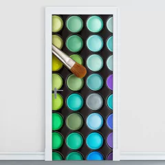 Adesivo Decorativo de Porta - Salão de Beleza - 1036cnpt