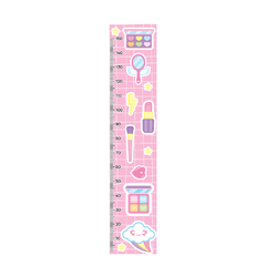 Régua de Crescimento Infantil Adesivo Maquiagem Quarto Menina - 103reg - comprar online