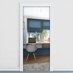 Adesivo Decorativo de Porta - Quarto - 1042cnpt