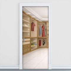 Adesivo Decorativo de Porta - Closet - Armário - 1055cnpt