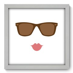 Quadro Decorativo com Moldura - Batom - 105qnd - comprar online