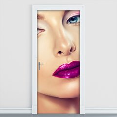 Adesivo Decorativo de Porta - Salão de Beleza - 1060cnpt