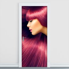 Adesivo Decorativo de Porta - Salão de Beleza - 1083cnpt