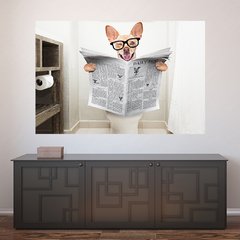 Painel Adesivo de Parede - Cachorro - Pet Shop - 1083pn