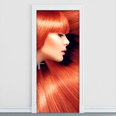 Adesivo Decorativo de Porta - Salão de Beleza - 1085cnpt