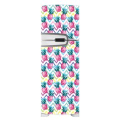 Adesivo Decorativo de Geladeira - Abacaxi - Chevron - 108gel