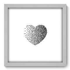 Quadro Decorativo com Moldura - Coração - 108qnd - comprar online