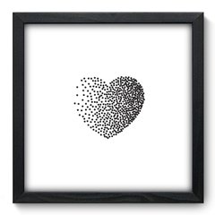Quadro Decorativo com Moldura - Coração - 108qnd