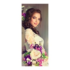 Adesivo Decorativo de Porta - Noiva - 1095cnpt na internet