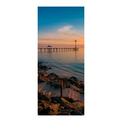 Adesivo Decorativo de Porta - Pier - Natureza - 1102cnpt na internet