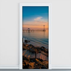 Adesivo Decorativo de Porta - Pier - Natureza - 1102cnpt