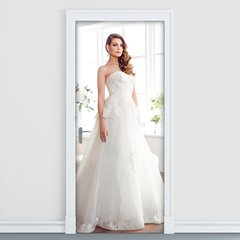 Adesivo Decorativo de Porta - Noiva - 1105cnpt