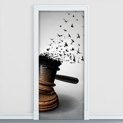 Adesivo Decorativo de Porta - Direito - 1106cnpt