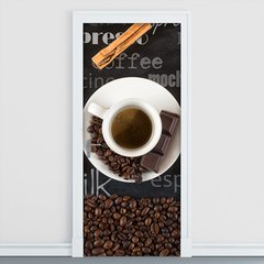 Adesivo Decorativo de Porta - Café - 1110cnpt
