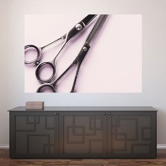 Painel Adesivo de Parede - Salão De Beleza - Cabeleireiro - 1135pn