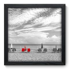 Quadro Decorativo com Moldura - Praia - 113qnp
