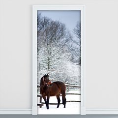 Adesivo Decorativo de Porta - Cavalo - 1140cnpt