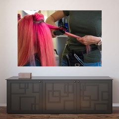 Painel Adesivo de Parede - Salão De Beleza - Cabeleireiro - 1140pn