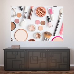 Painel Adesivo de Parede - Salão De Beleza - Maquiagem - 1144pn