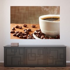 Painel Adesivo de Parede - Café - Cafeteria - 1146pn