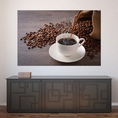 Painel Adesivo de Parede - Café - Cafeteria - 1147pn