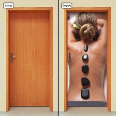 Adesivo Decorativo de Porta - Spa - Estética - 1148cnpt - Allodi