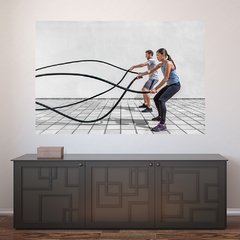 Painel Adesivo de Parede - Fitness - Academia - 1151pn
