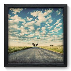Quadro Decorativo com Moldura - Estrada - 115qnp