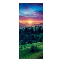 Adesivo Decorativo de Porta - Natureza - Pôr do Sol - 116cnpt na internet