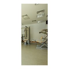 Adesivo Decorativo de Porta - Fitness - 1193cnpt na internet
