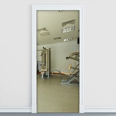 Adesivo Decorativo de Porta - Fitness - 1193cnpt