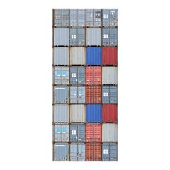 Adesivo Decorativo de Porta - Contêineres - 119cnpt na internet