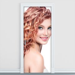 Adesivo Decorativo de Porta - Salão de Beleza - 1201cnpt