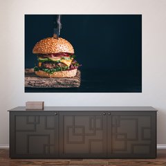 Painel Adesivo de Parede - Hambúrguer - Hamburgueria - 1206pn