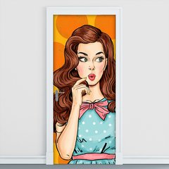 Adesivo Decorativo de Porta - Pin-up - 1208cnpt