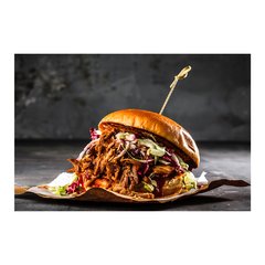 Painel Adesivo de Parede - Hambúrguer - Hamburgueria - 1208pn - comprar online