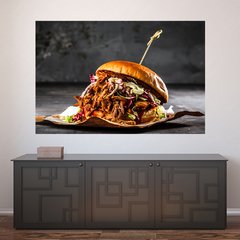 Painel Adesivo de Parede - Hambúrguer - Hamburgueria - 1208pn
