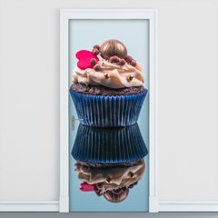 Adesivo Decorativo de Porta - Cupcake - Doces - 1213cnpt