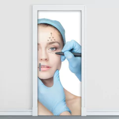 Adesivo Decorativo de Porta - Estética - 1219cnpt