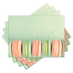 Jogo Americano com 4 peças - Macarons - 1226Jo