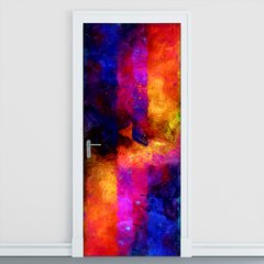 Adesivo Decorativo de Porta - Abstrato - 1226cnpt
