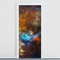 Adesivo Decorativo de Porta - Universo - 1227cnpt