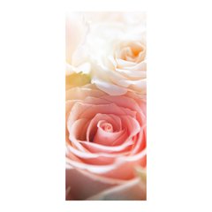 Adesivo Decorativo de Porta - Flor - Rosa - 1229cnpt na internet