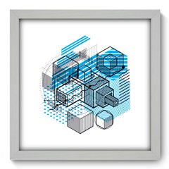 Quadro Decorativo com Moldura - Projeto - 122qna - comprar online