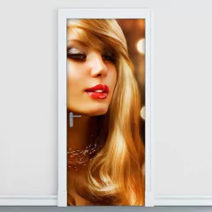 Adesivo Decorativo de Porta - Salão de Beleza - 1230cnpt