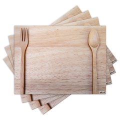 Jogo Americano com 4 peças - Talheres - Cozinha - 1231Jo