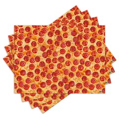 Jogo Americano com 4 peças - Pizza - 1234Jo