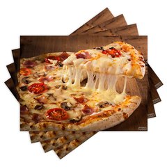 Jogo Americano com 4 peças - Pizza - 1235Jo