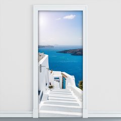 Adesivo Decorativo de Porta - Grécia - 123cnpt
